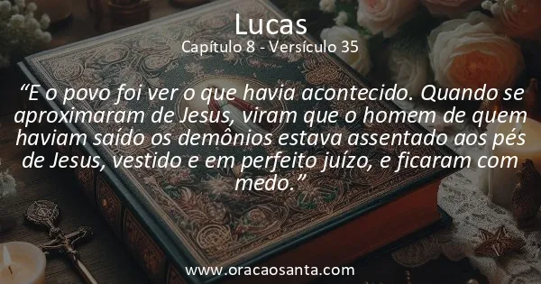 Lucas 8:35