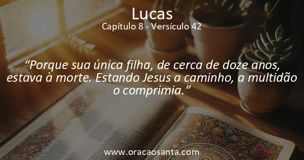 Lucas 8:42