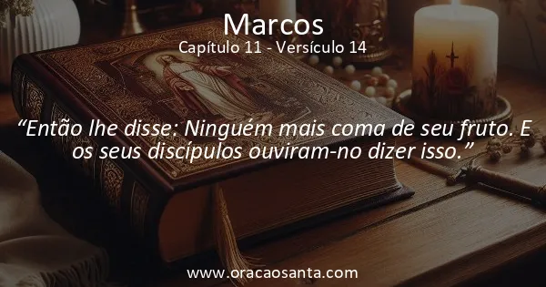 Marcos 11:14