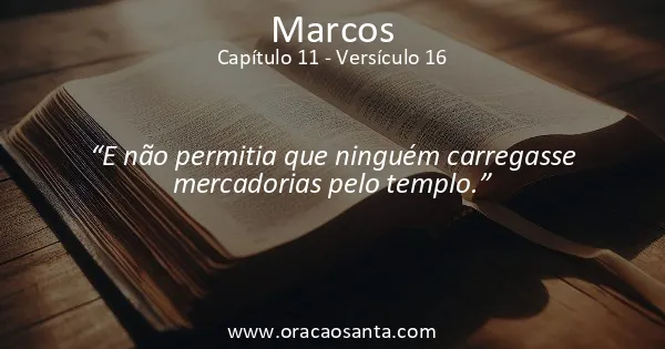 Marcos 11:16