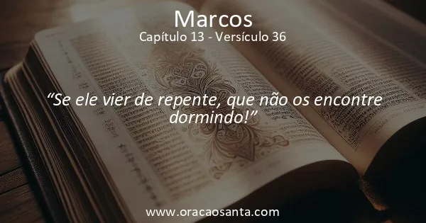 Marcos 13:36