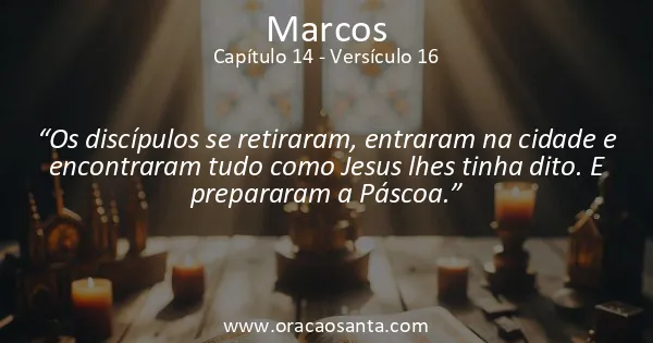 Marcos 14:16