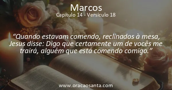 Marcos 14:18