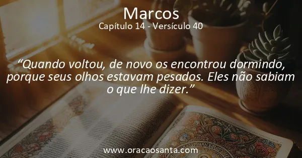 Marcos 14:40
