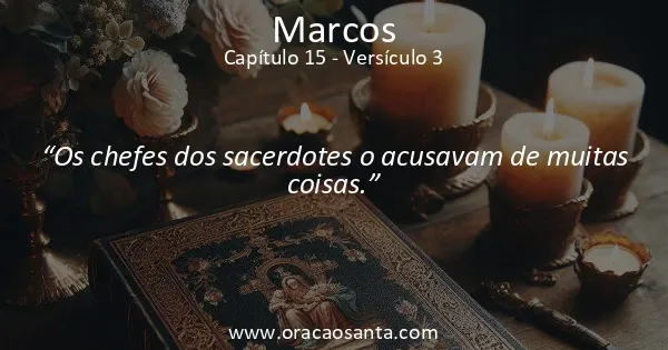 Marcos 15:3