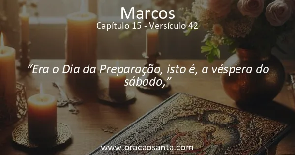 Marcos 15:42