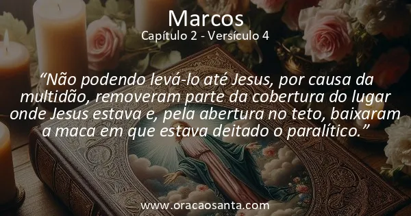 Marcos 2:4