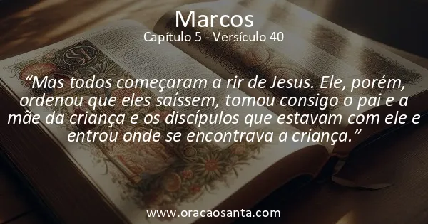 Marcos 5:40