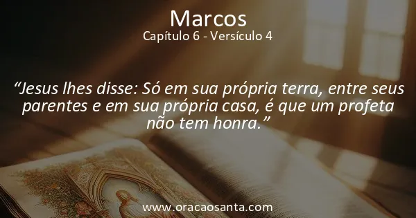 Marcos 6:4