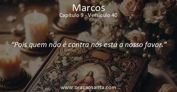 Marcos 9:40