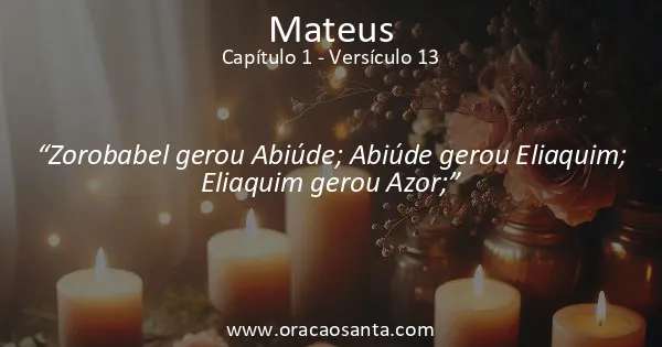 Mateus 1:13