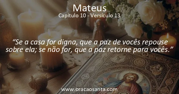 Mateus 10:13
