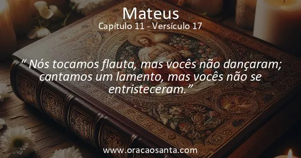 Mateus 11:17