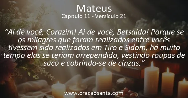 Mateus 11:21