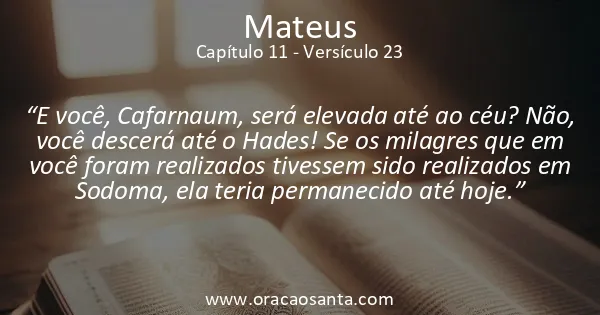 Mateus 11:23