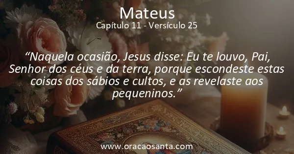 Mateus 11:25