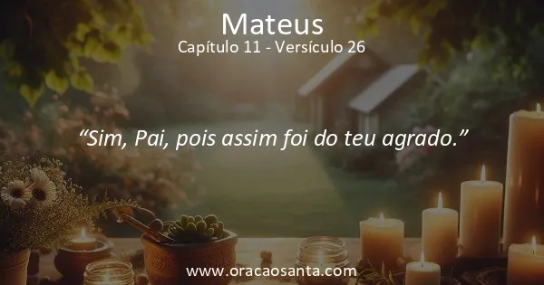 Mateus 11:26
