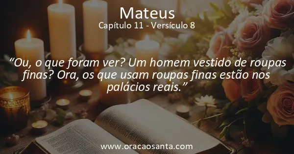 Mateus 11:8