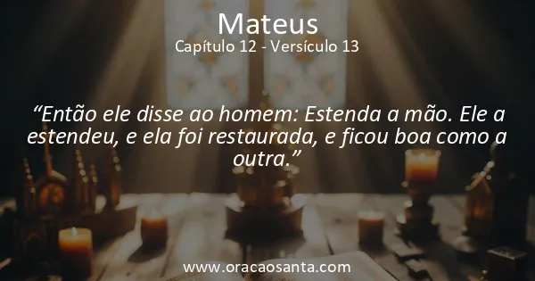 Mateus 12:13