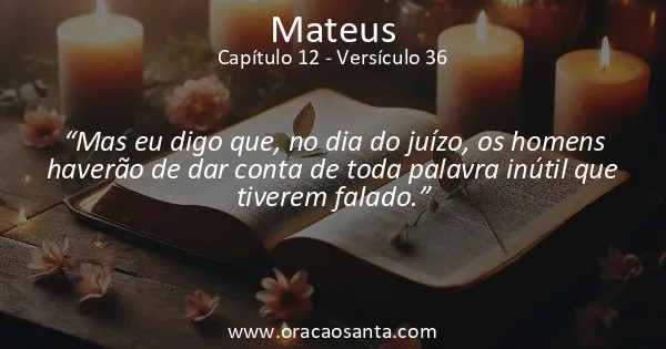 Mateus 12:36