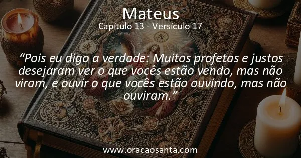 Mateus 13:17