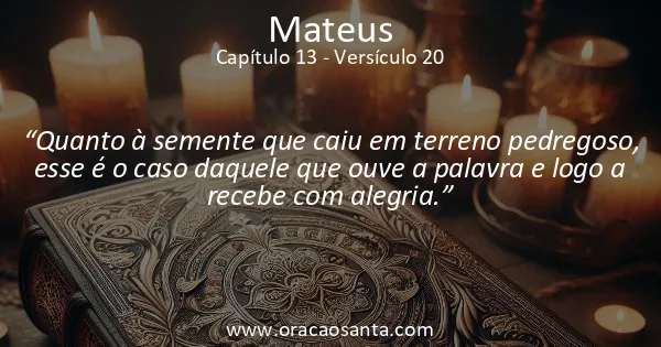 Mateus 13:20