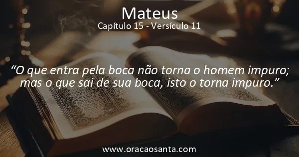 Mateus 15:11