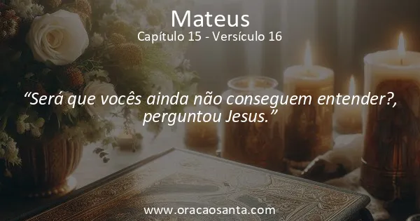 Mateus 15:16