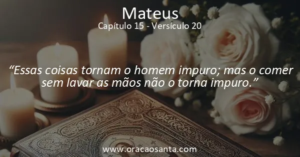Mateus 15:20