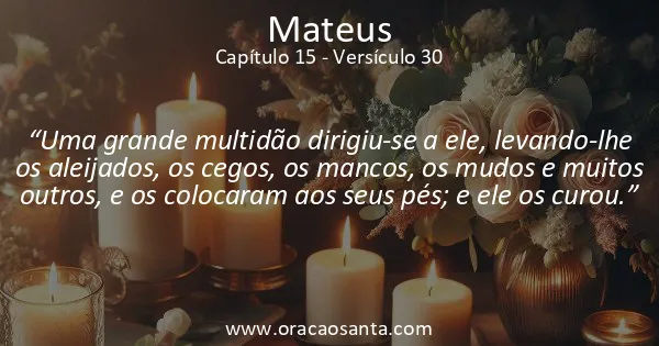 Mateus 15:30