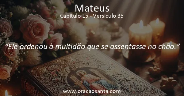 Mateus 15:35