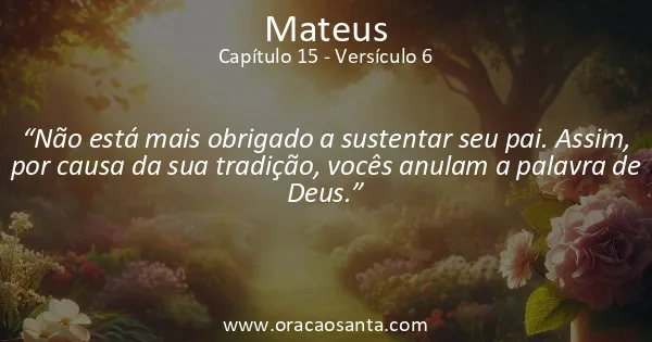 Mateus 15:6