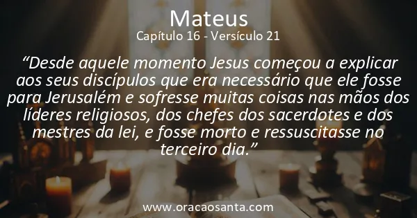 Mateus 16:21