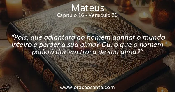 Mateus 16:26
