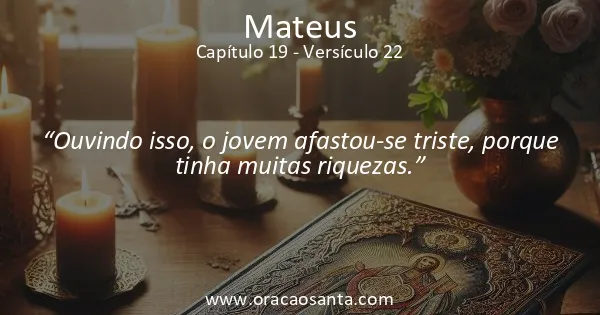 Mateus 19:22