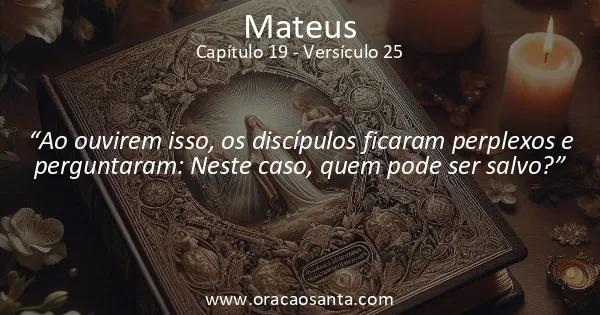 Mateus 19:25