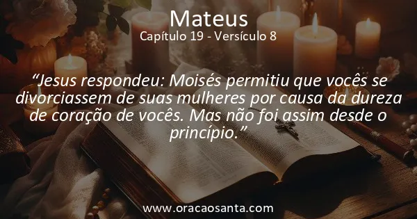 Mateus 19:8