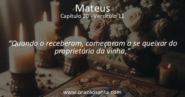 Mateus 20:11