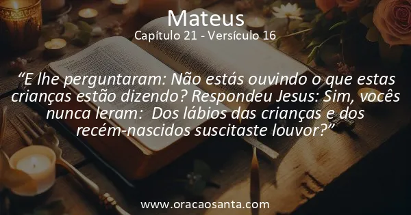 Mateus 21:16