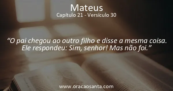 Mateus 21:30