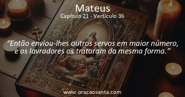 Mateus 21:36