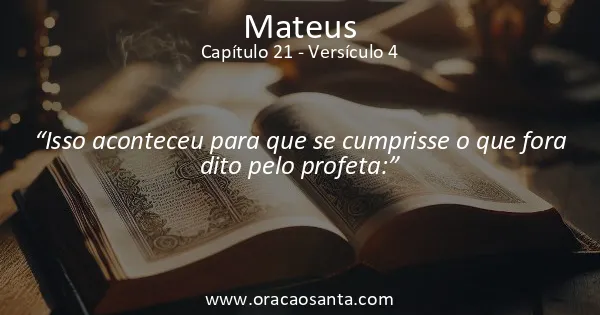 Mateus 21:4