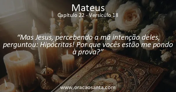 Mateus 22:18