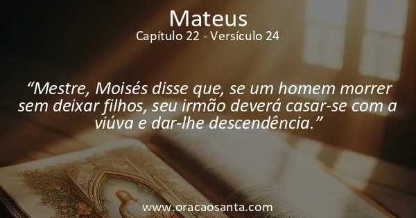 Mateus 22:24