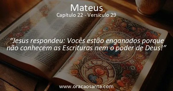 Mateus 22:29