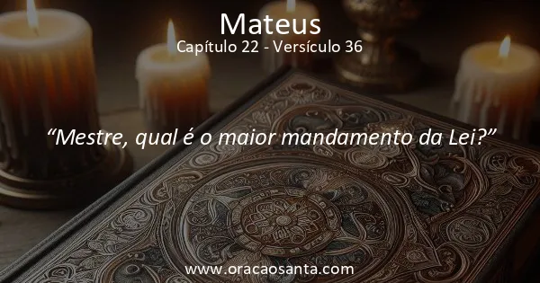 Mateus 22:36