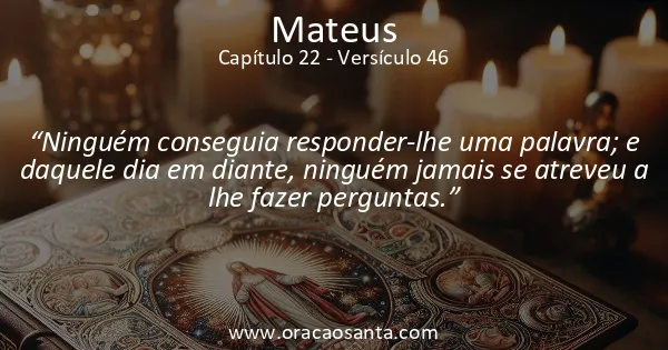 Mateus 22:46