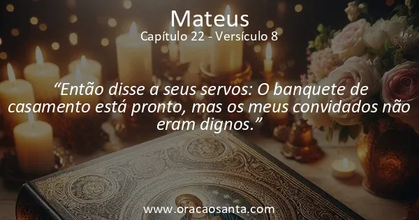 Mateus 22:8