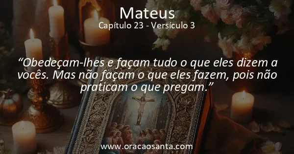 Mateus 23:3