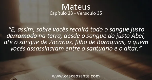 Mateus 23:35